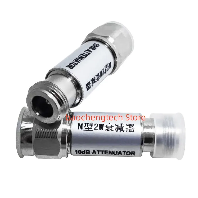 2WATTS N-type fixed attenuator 3DB 5DB 6DB 10DB 15DB 20DB 30dB N-JK 2W DC-3GHZ RF coaxial attenuatorDC- 6G