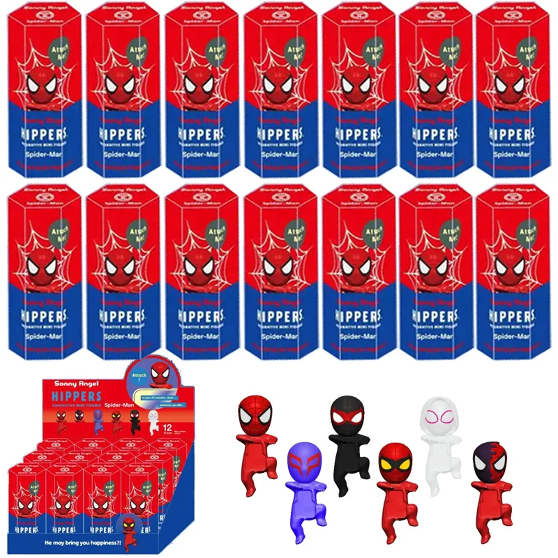 Sonny Angel Blind Box Spider-Man Series Party Angel Mysterious Surprise Box Action Anime Figures Model Doll Toys Christmas Gifts