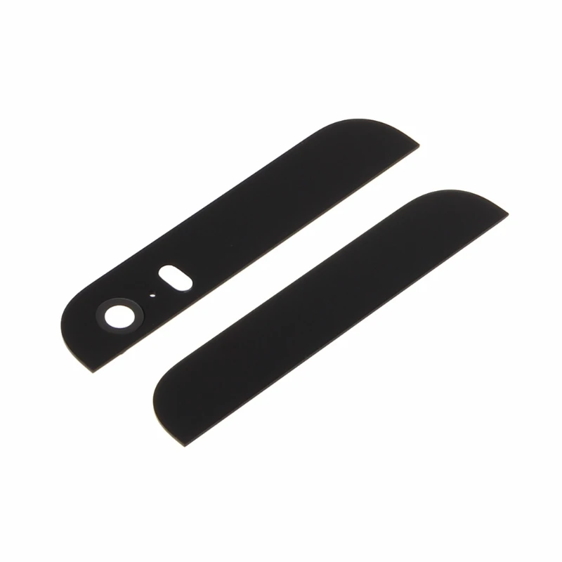 Top and Bottom Back Glass Replacement Panel For phone 5S Black Or White Color