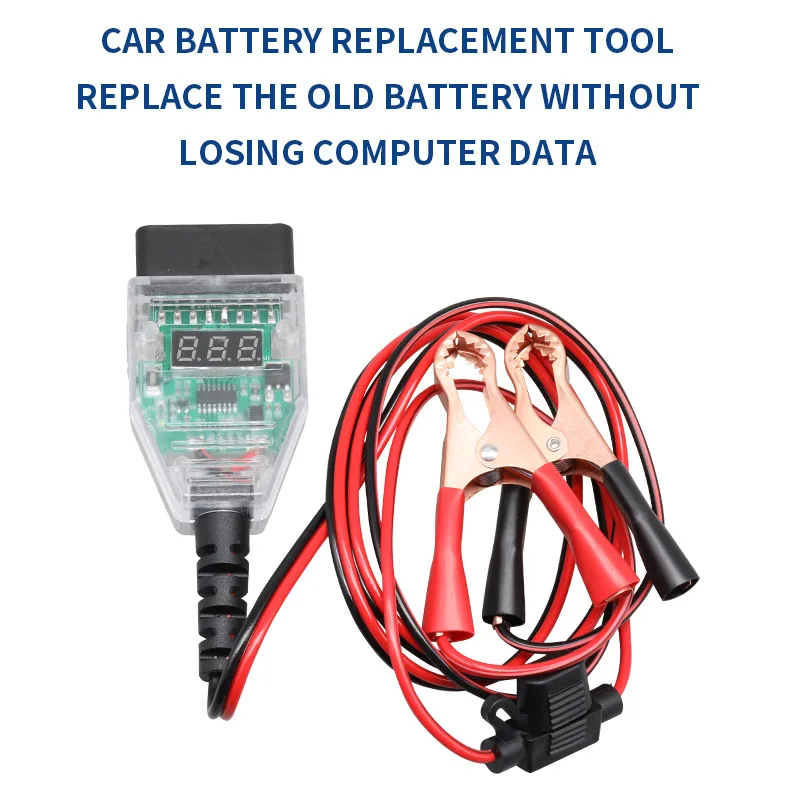 Car OBD continuous battery replacement tool, computer power-off memory replacement, battery leakage detection tool