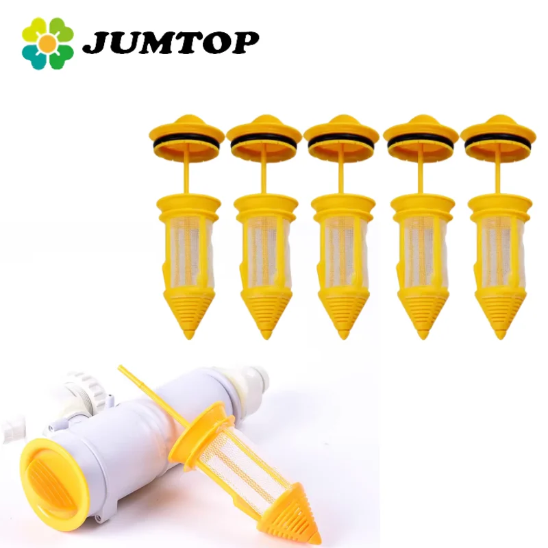 

JUMTOP 5Pcs Dental Water Filter Dentist Valve Strong Suction Filter Weak Suction Tube Accessories Large Size