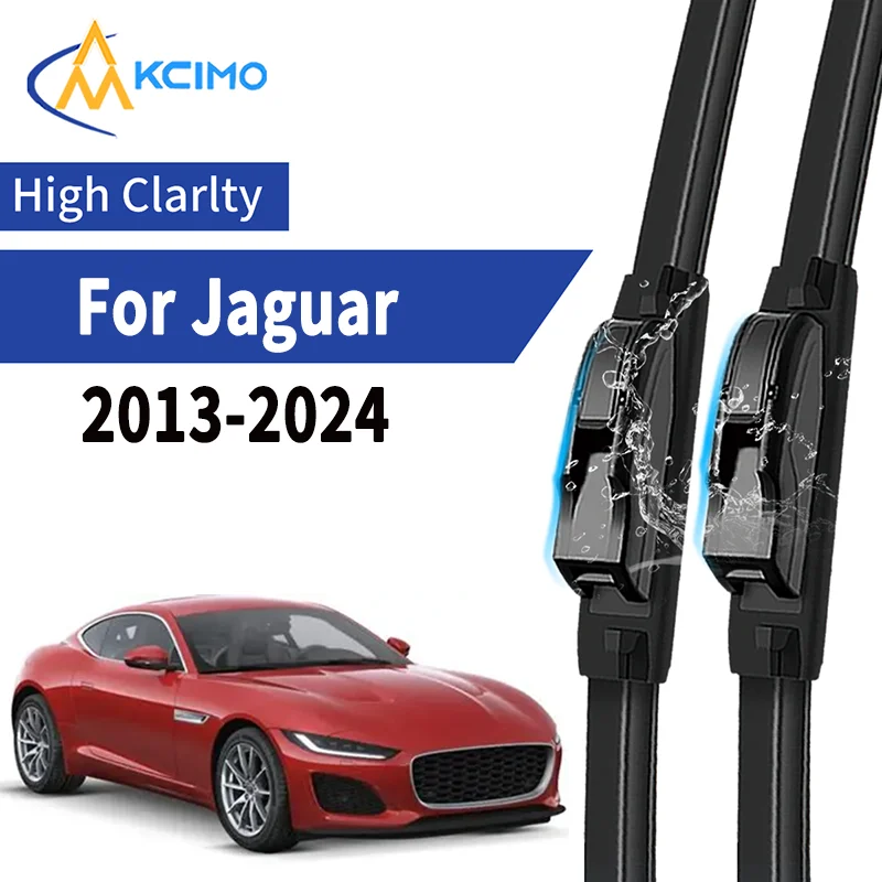 

2pcs Silent Wiper Blades for Jaguar F-Type X152 2013-2024 All-Weather Durable Rubber Windscreen Wiper Car Accessories