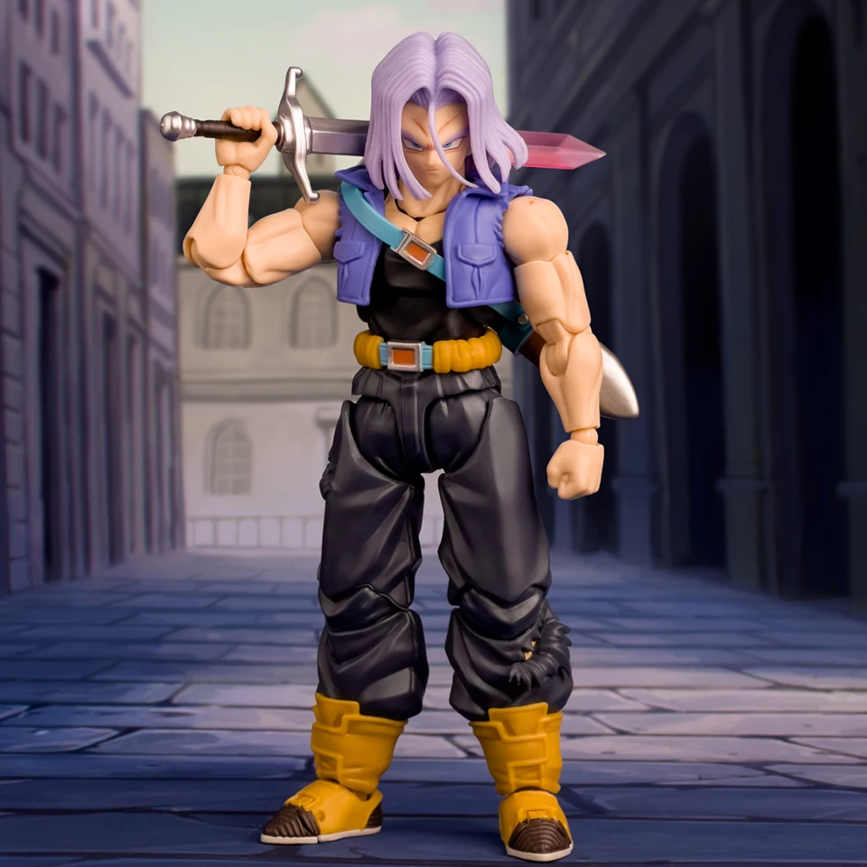 

Demoniacal Fit Dragon Ball Z SHF Torankusu Action Figure Super Saiyan Trunks The Boy From The Future Son of Tomorrow Model Toy