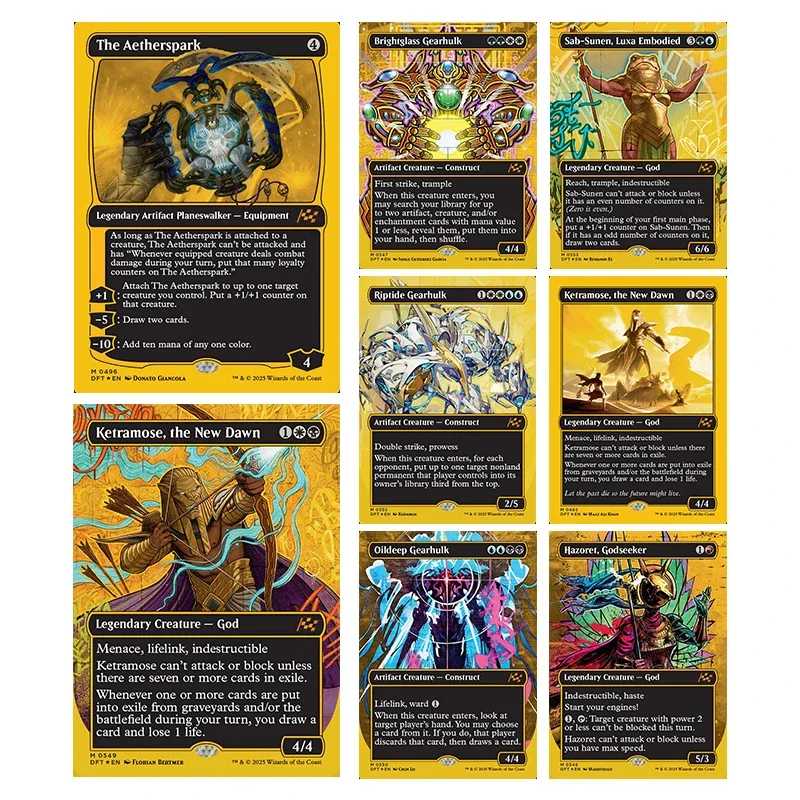 

Magic The Gatherings Storms Trading Card Game Diy Homemade The Aetherspark Ketramose,the New Dawn Collection Card Toys Gift