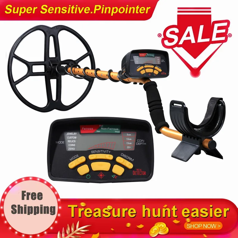 MD6350 Large Underground Metal Detector Gold Detector Outdoor Treasure Hunt 13 inch Waterproof Large Detection Plate