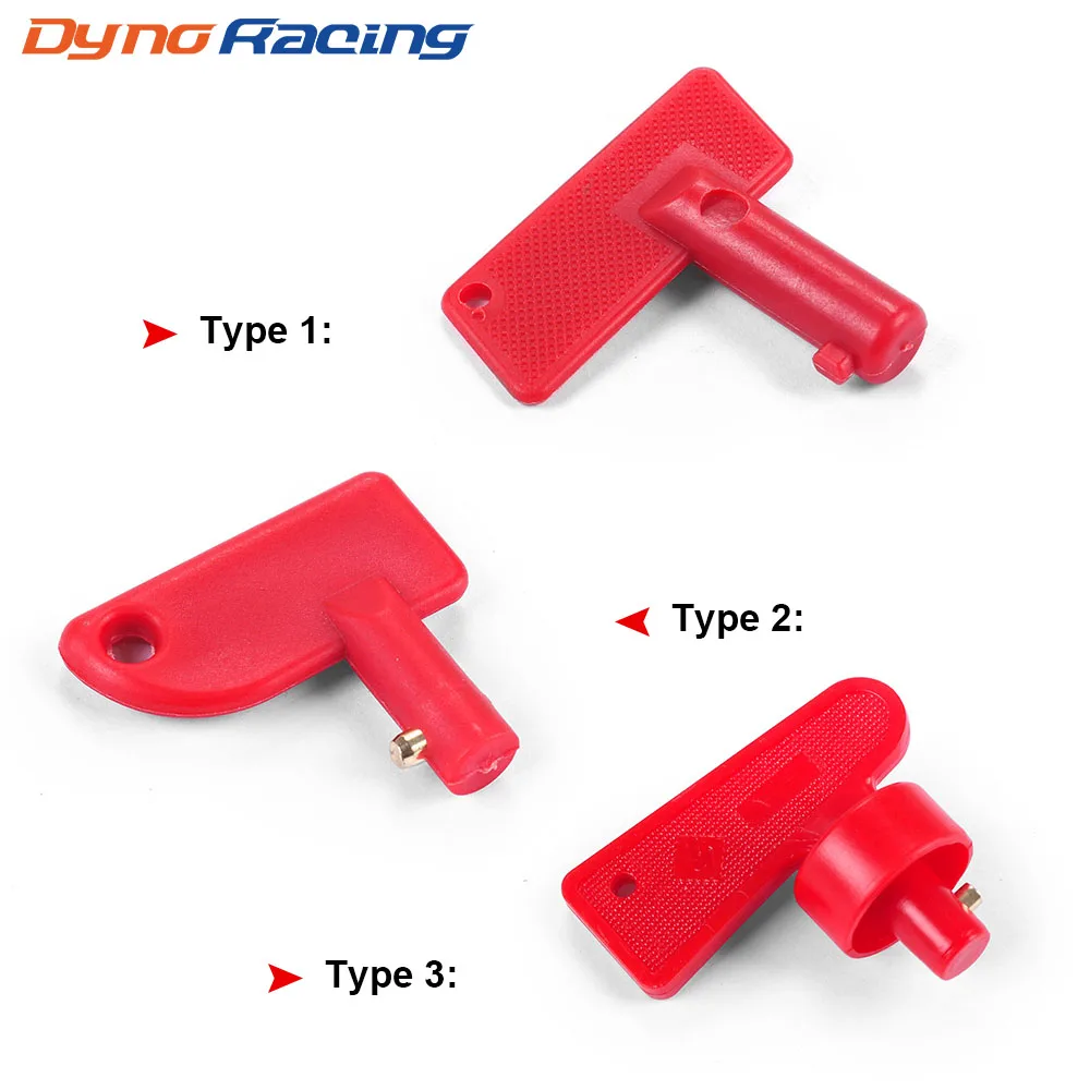 

For Auto Truck Red Keys Cut Off Switch Key For Battery Isolator Switch For Car Van Boats For Marine Boat Kit Parts