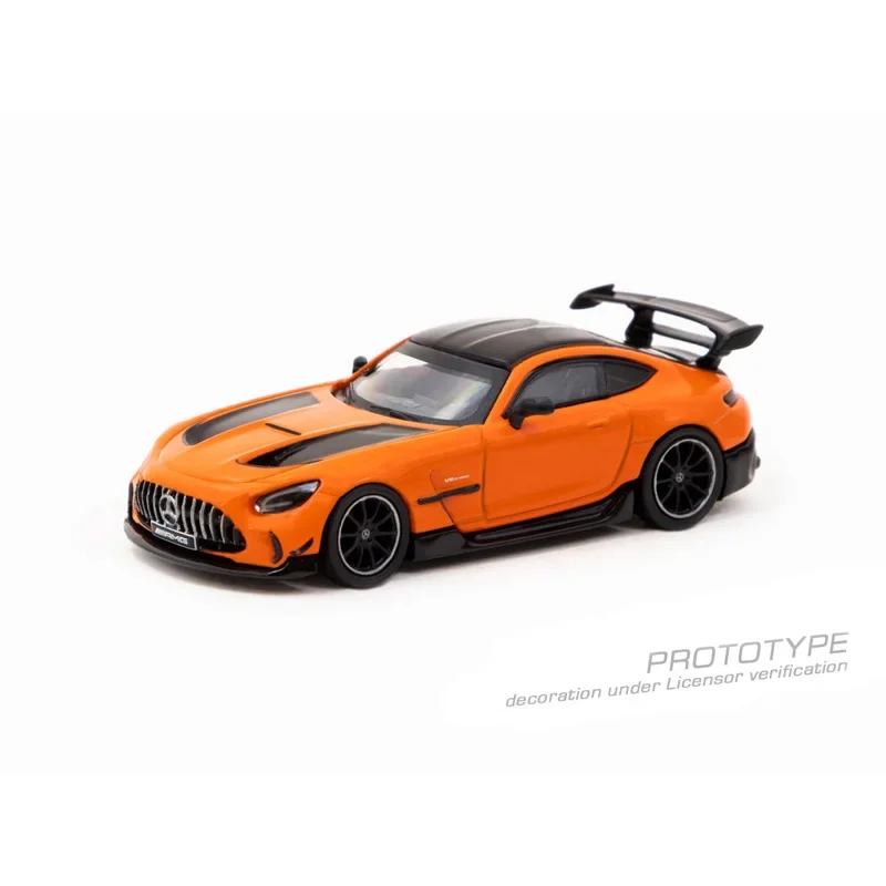 1:64 Benz AMG GT Black Series alloy simulation model, children's collection of decorative toys, holiday gifts for children.