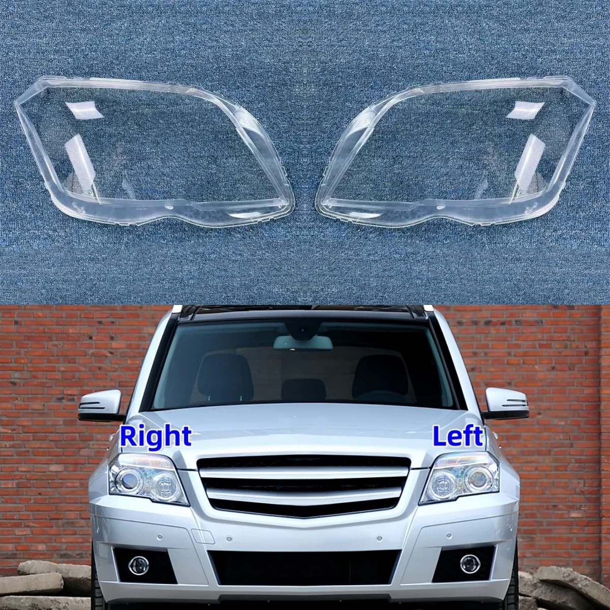 

For Mercedes Benz GLK GLK300 GLK350 X204 2008 2009 2010 2011 2012 Headlight Cover Lampshade Shell Headlamp shade Head lamp Cover