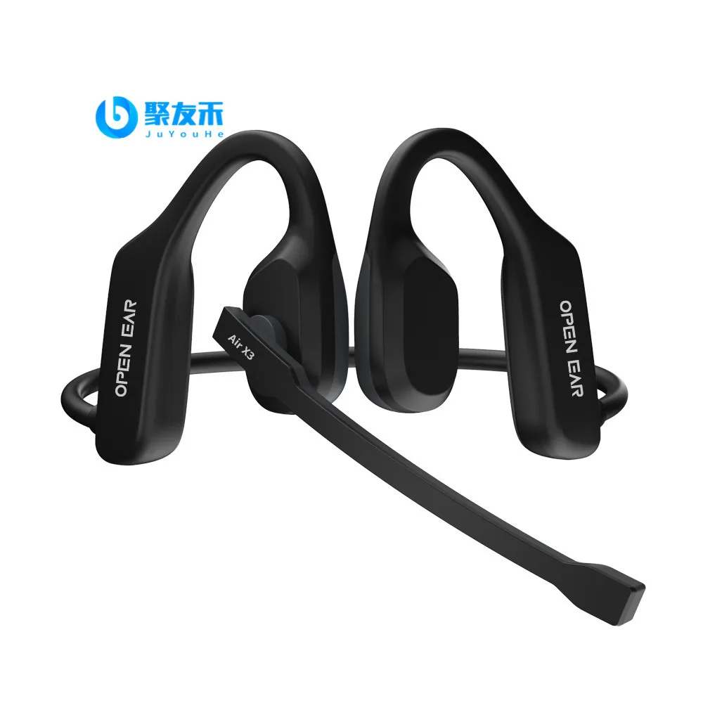 

Suitable forCross-border private mold open bone conduction bluetooth headset rear ear-mounted sports waterproof business call no