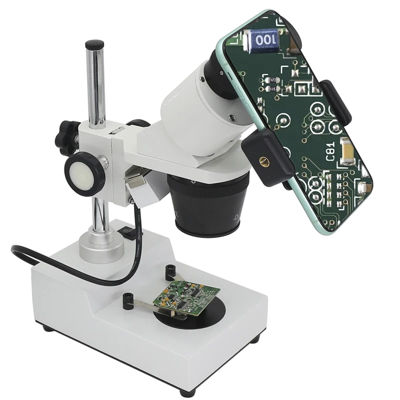 Telefonclip für Mikroskop mit 12,5-fachem Okularlinse, Handy-Montageadapter, Teleskop-Zubehör, Durchmesser 23,2 mm, 30 mm, 30,5 mm – Detail 5