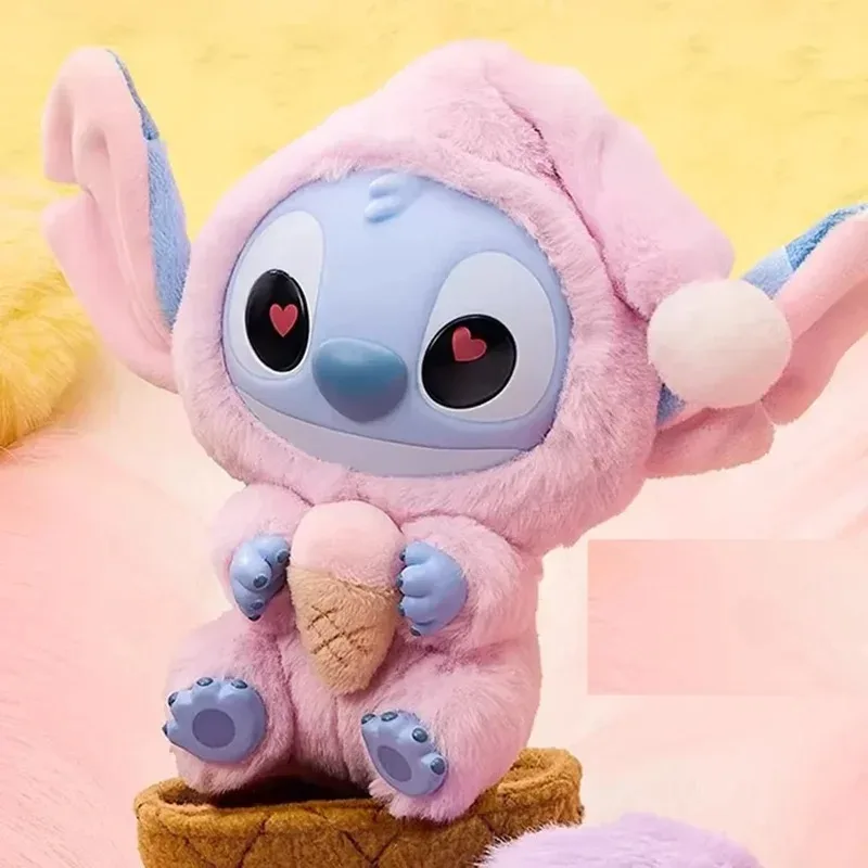 Stitch Eat Some Thing Before Sleep Series Schattige pluche pop Vinyl Blind Box Mystery Toy Cadeau voor volwassenen