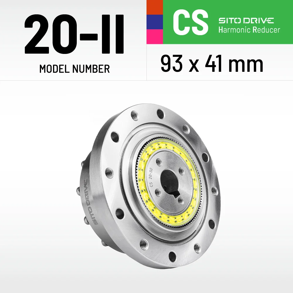 SitoDrive CS-20-II Harmonic Drive CSF-20-II High Precision Strain Wave Gear Reducer for Automation Robot Medical Stepper Motor