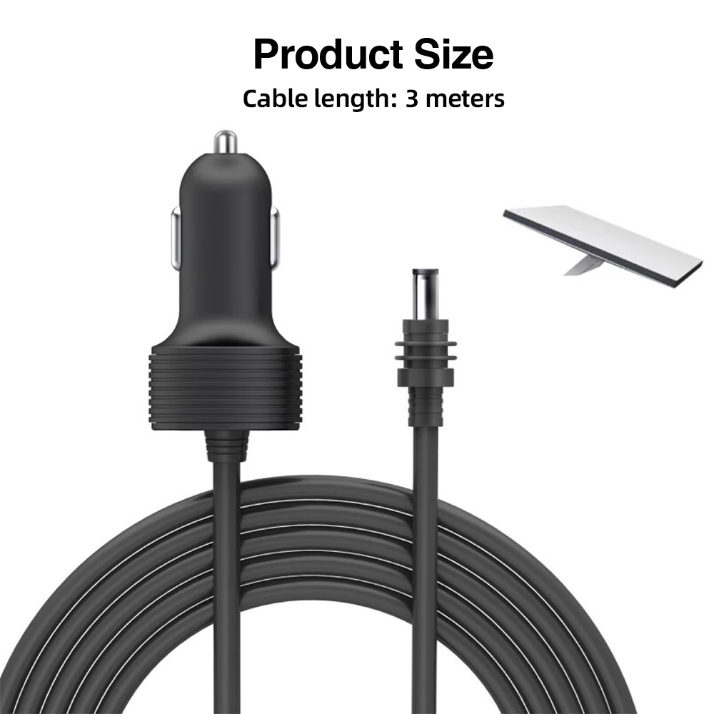 3IN1 Car Power Cord for Starlink Mini Cigarette Lighter 12V-48V Plug and Play for Car RV Boat 3M / 5M Cable Car Accessories image 6