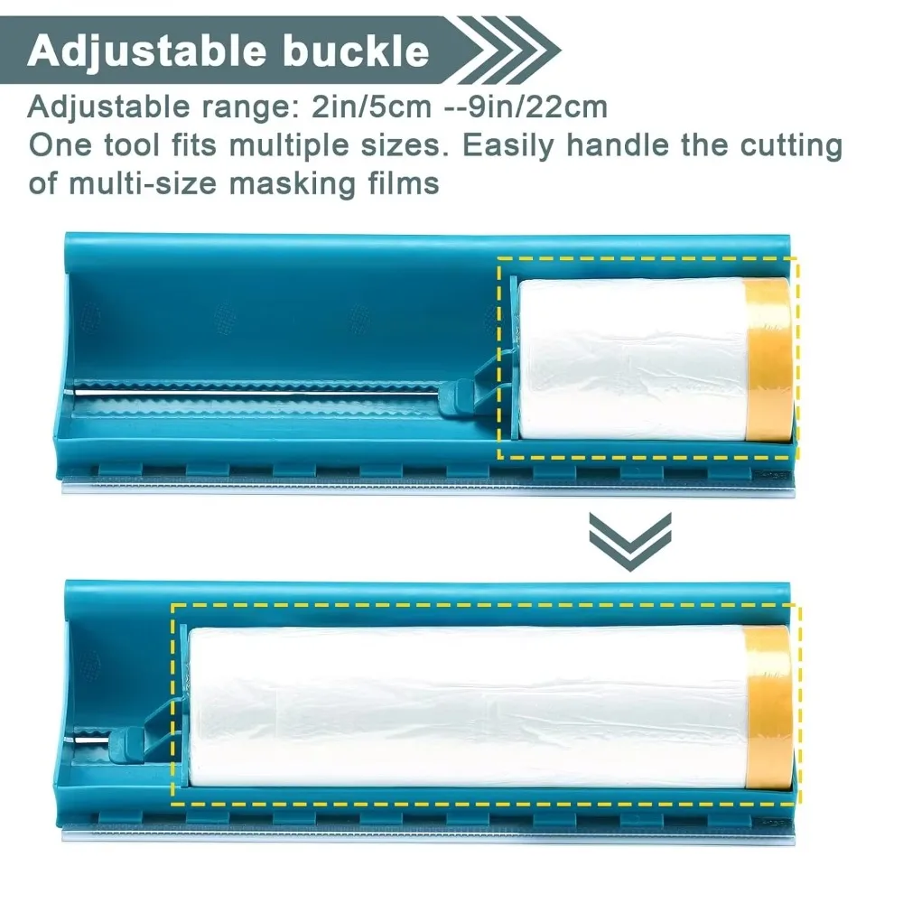 

Home ABS Masking Film Cutting Tool Paint Tool Creative Vinyl Wrap Cutter Masking Paper Dispenser