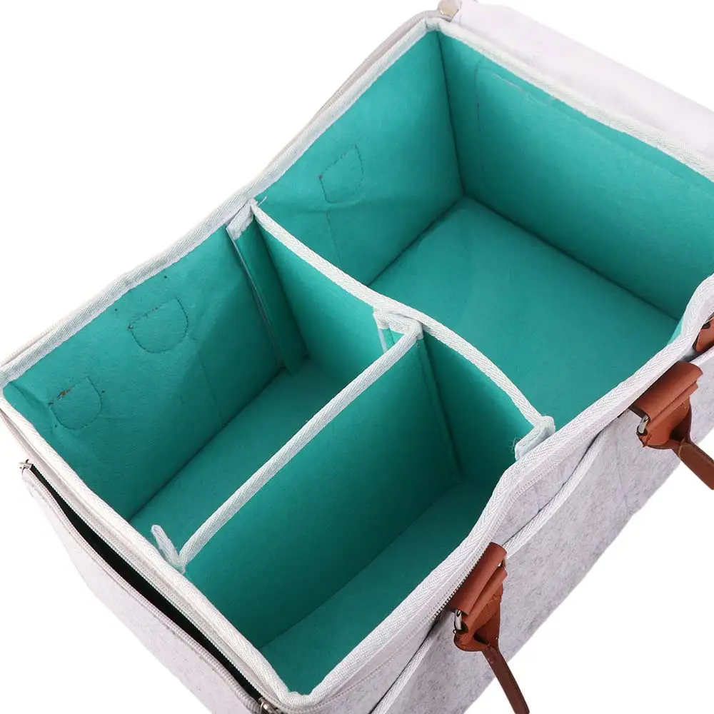 

Felt Cloth Mommy Tote Bag Foldable Design Non-Woven Fabric Lunch Bags Large Capacity Portable Bag Multifunctional Storage