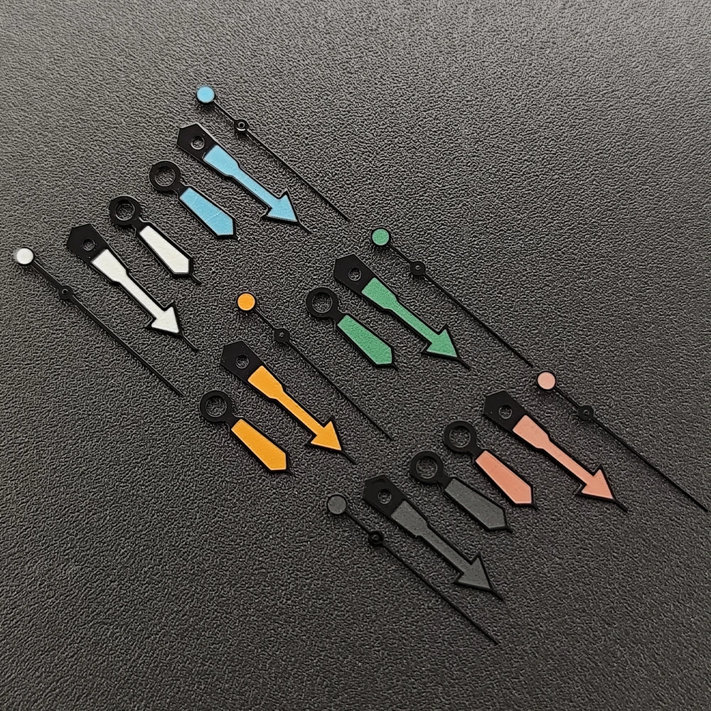 NH35 Hands Green Luminous Watch Pointers Needles Set Fit NH35 NH36 Automatic Movement Watch Modification Repair Parts Accessorie