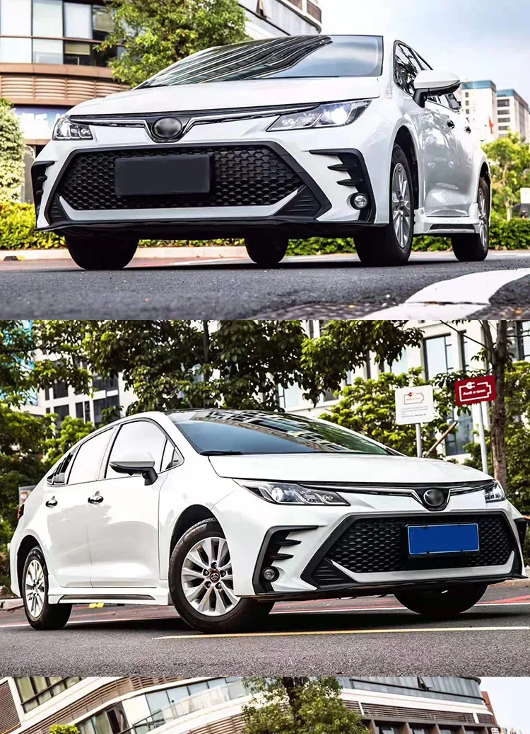 Suitable For 19-21 Corolla Modified Large Surround Lexus LS Front Face Front Bar Rear Bar KitCar modification parts