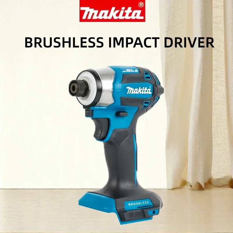 Makita DTD173 18V LXT Brushless Impact Driver 180Nm T1/T2 Modes Twin LED Light Cordless Screwdriver for Wood Bolts
