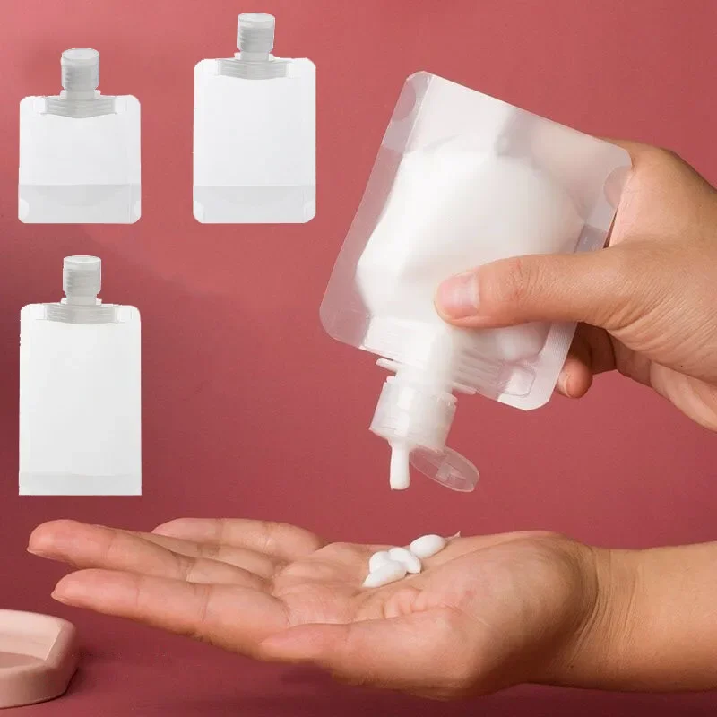 

3/5Pcs Travel Empty Squeeze Bags Lotion Dispensing Bag Refillable Shampoo Toiletries Conditioner Liquid Cosmetic Storage Pouches