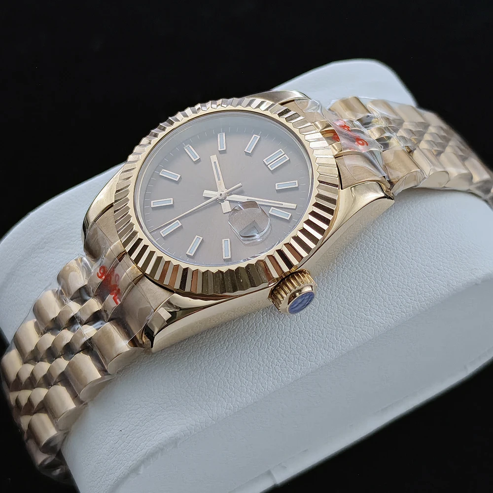 New 31mm NH05 Watch Ladies' Automatic Watch Personalized Customization Watch Rose Gold Stainless Steel Watch NH05 Movement Watch - view 5