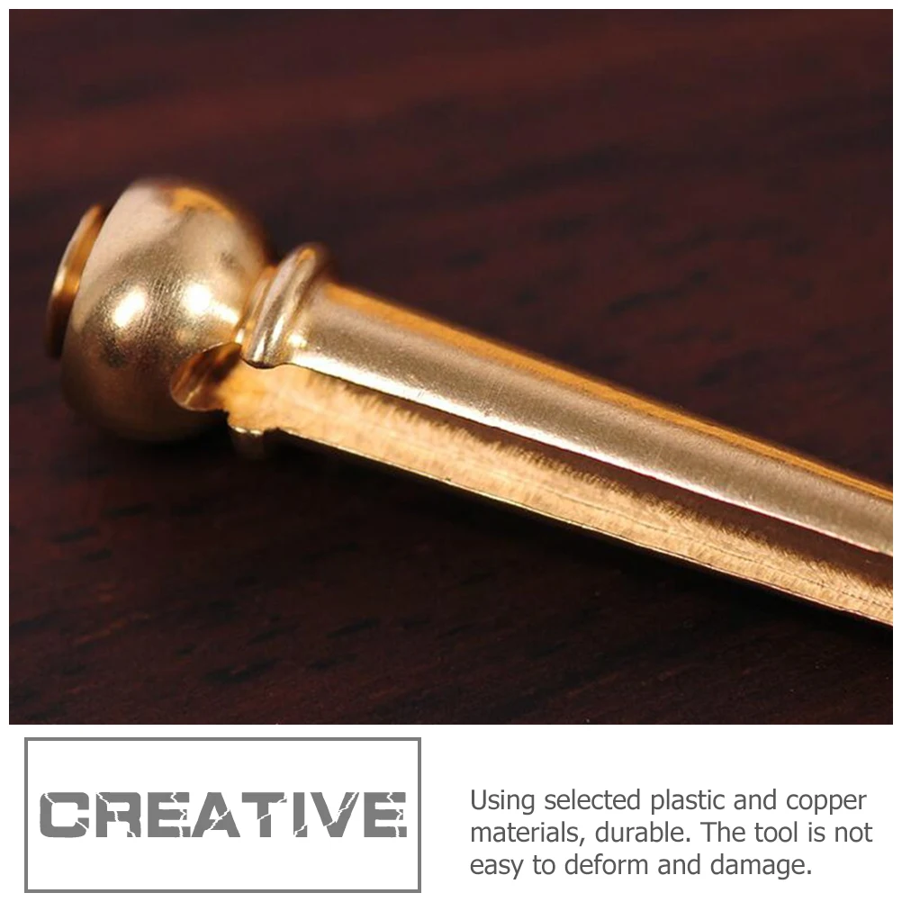 

String Peg Set Guitar String Pin Bridge Pins for Acoustic Electric Guitars Copper Plastic Durable Parts Practical Accessories