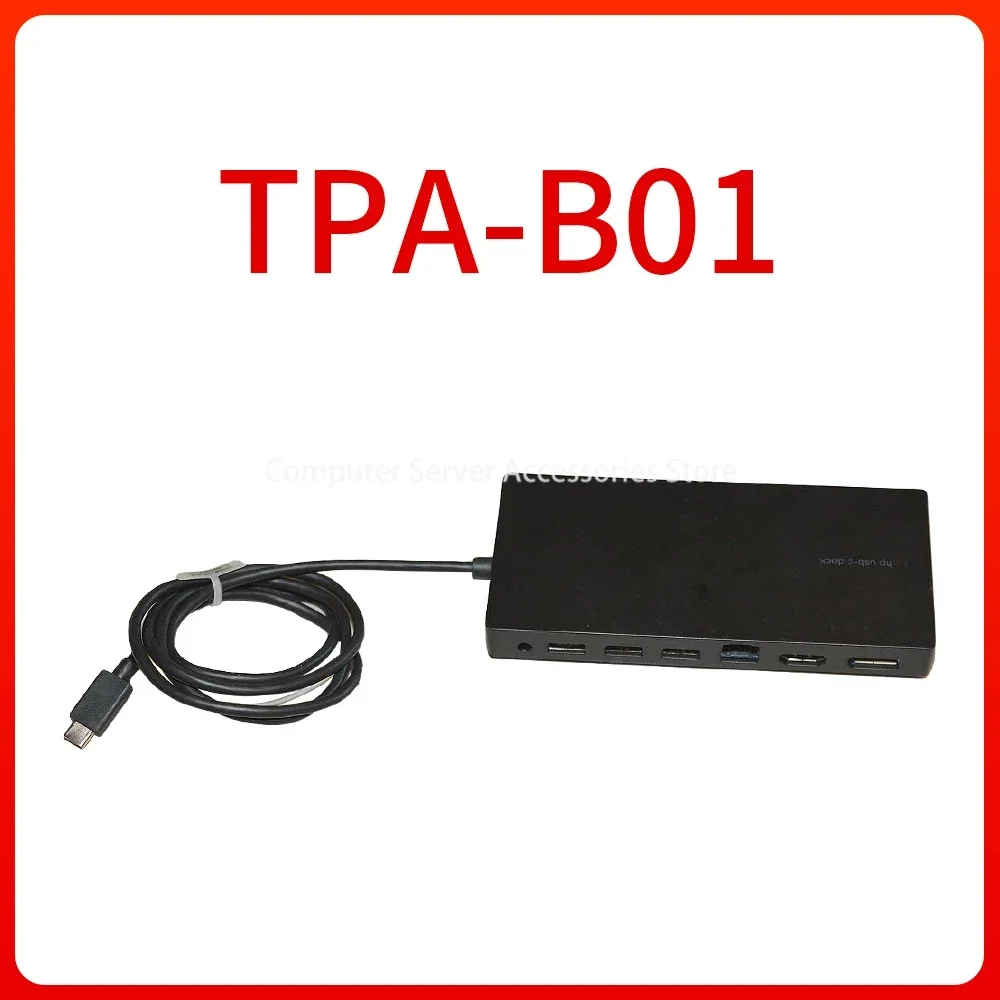 

Dock TPA-B01 Elite USB-C Docking Station 844549-001 841575-001 Docking Station USB-C Type-c Laptop for HP Original