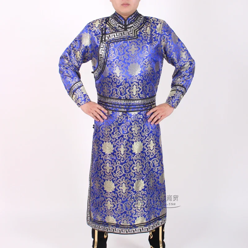 

Мужское монгольское танцевальное платье 2025 года, традиционное свадебное платье-халат