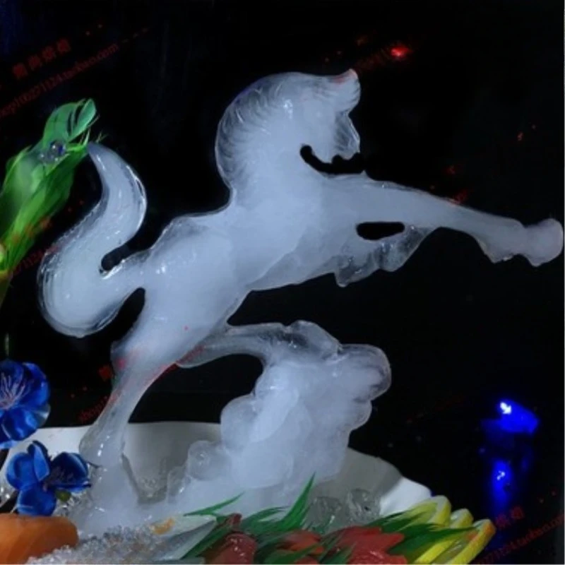 

Ice Sculpture Mold Creative Silicone Ice Sculpture Mold for Kitchen Use Ice Sculpture Mold Multifunctional Sashimi Swing Plate