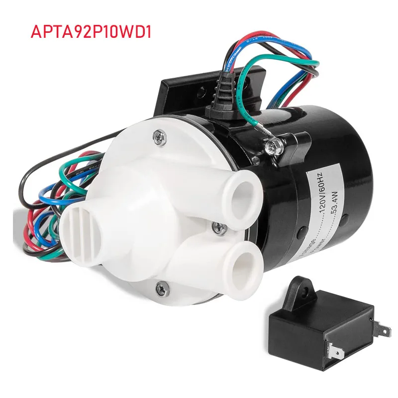 APTA92P10WD1 Pump Motor Assembly Replacement For Hoshizaki Ice Machine, Fits Model KM-450 THRU KM-900 KML-600MAH URC-12F 120V