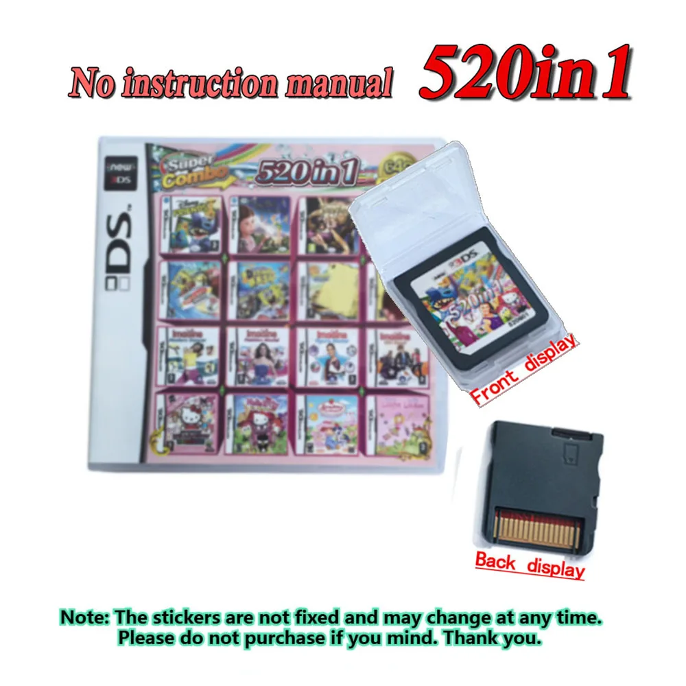 4300 in 1 Compilation DS NDS 3DS 3DS NDSL Game Cartridge Card Video Game Handheld Player (R4 card) 23in1/208in1/280in1/482/486 view 6
