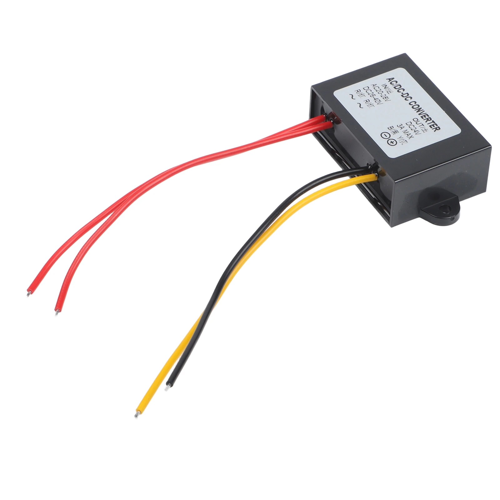 24V AC to DC Converter 3A Power Supply with Overload Short Circuit and Overheat Protection for Industrial and Outdoor Use