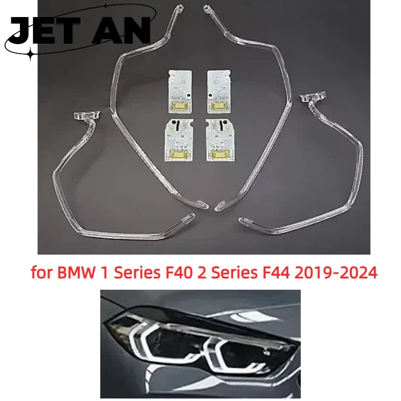 Car Headlight DRL Chip Lamp Tube WhiteLight Angel Eye Circuit Board Ballast ForBMW 1 Series F40 2 Series F44 2019-2024