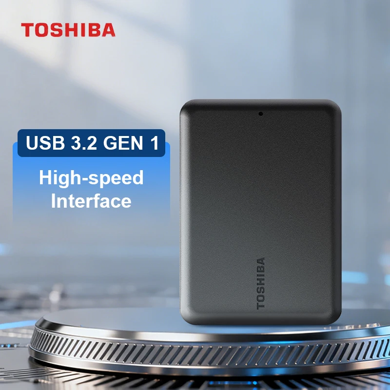 Toshiba A5 Portable External Hard Drive 1T 2T 4T USB3.2 Lightweight PHDD for Tablets PS5 Notebook Desktop Computer