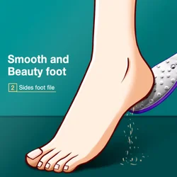 Double Sided Foot File Pedicure Foot Care Tools Dead Skin Callus Remover Stainless Steel Professional