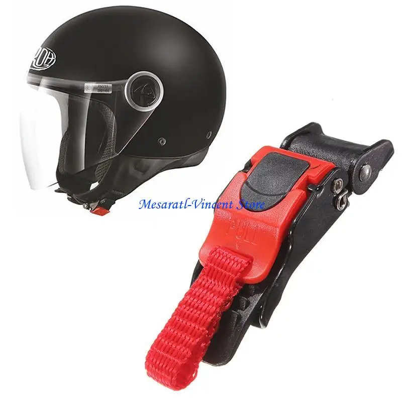 A70F Motorbike Helmet Pull Buckles Bike Crash Helmet Clip Chin Strap Buckle Universal