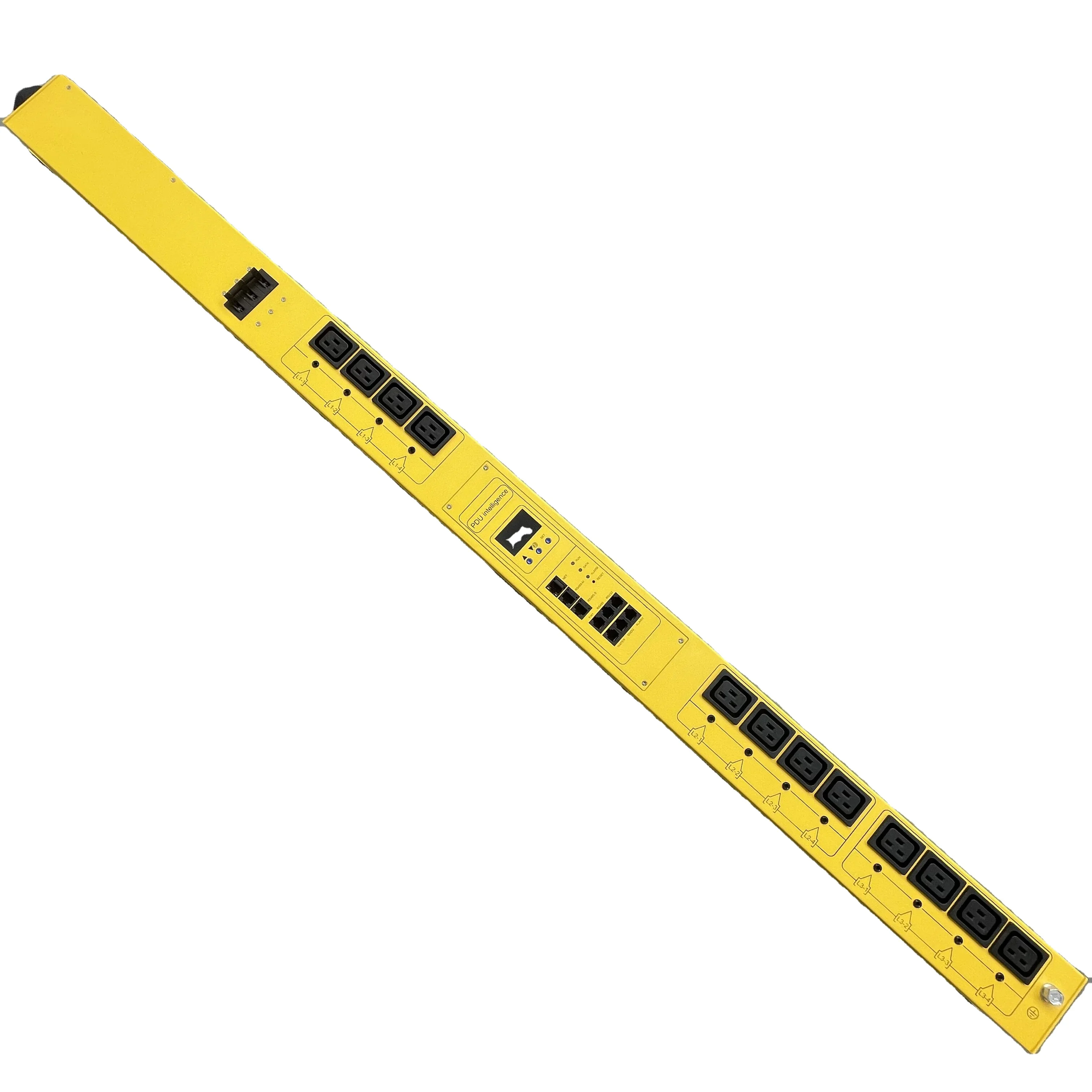 KLS High-power C19 socket Smart PDU Three-phase 415V 63A 45KW circuit breaker output branch protection