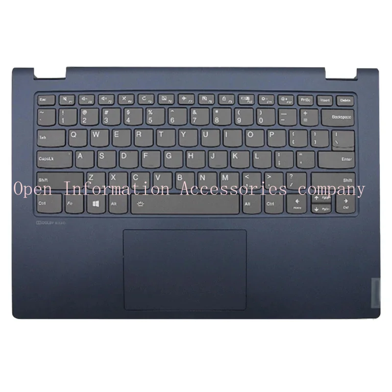 New for Lenovo IdeaPad Flex-14 C340-14 API IWL hoping replacemen laptop accessories palmrest and keyboard with backlight Blue Bl