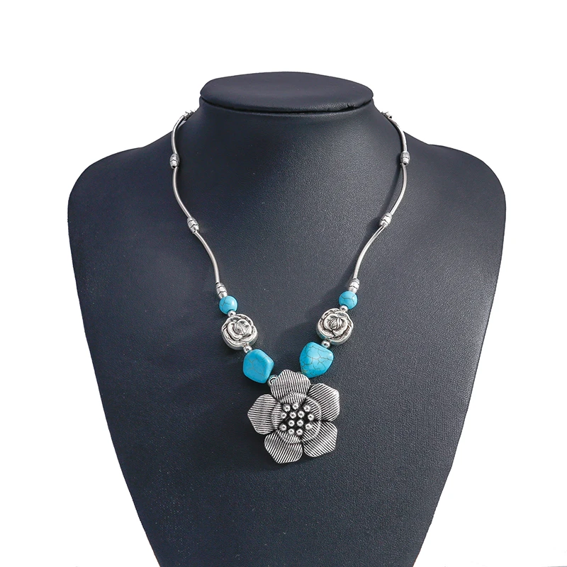 Ethnische Statement-Choker-Halskette für Frauen und Mädchen, Party- und Festival-Schmuckgeschenke – Detail 9