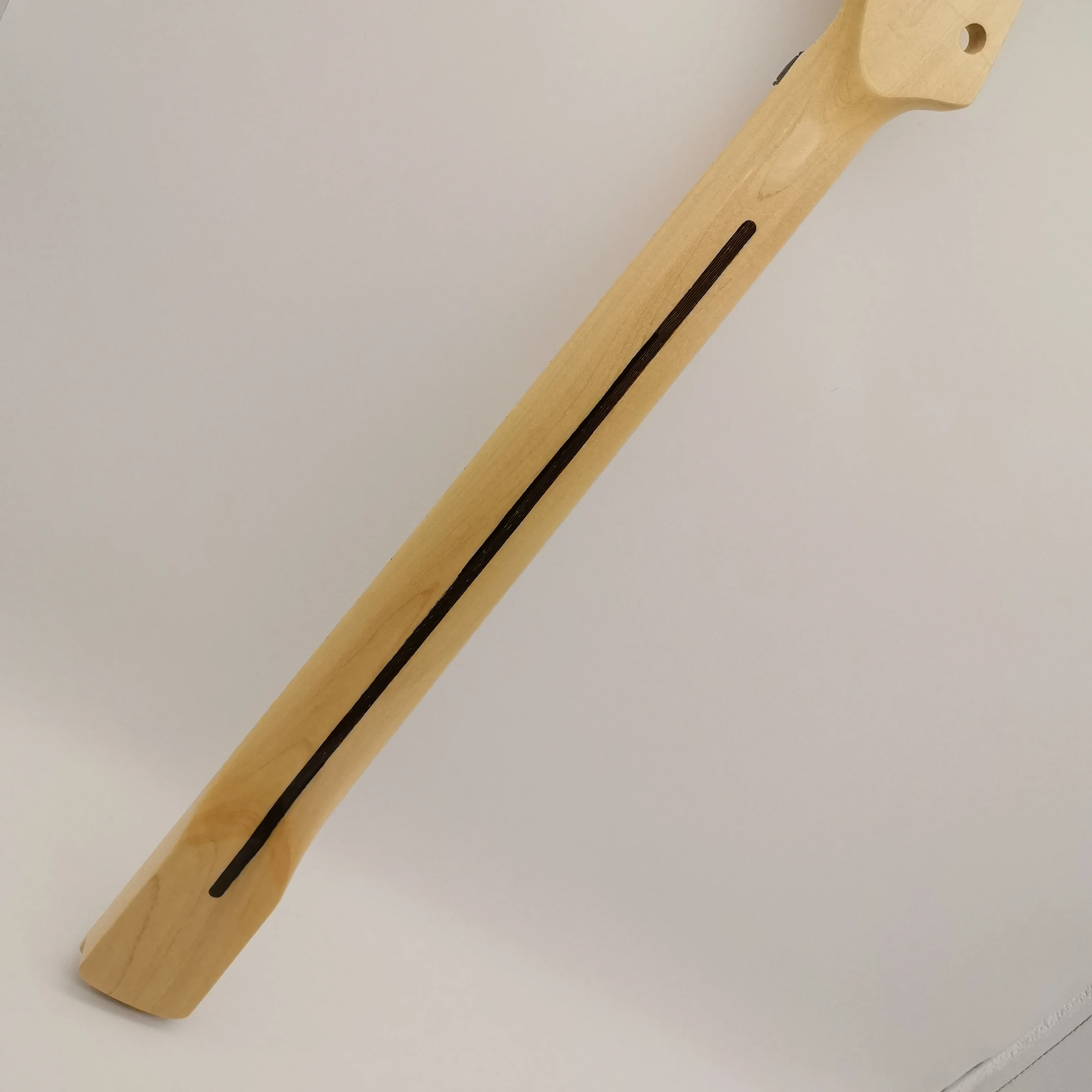 Gloss Finish ST-Style Guitar Neck with Locking Nut, Maple Wood, 22 Frets