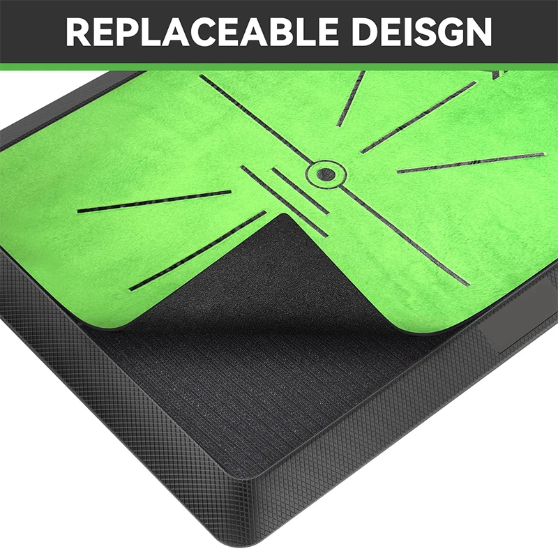 Golf Bater Mat para a prática de golfe, Training Mat para Swing Path Feedback Detecção Batting, extra substituível, 16 \