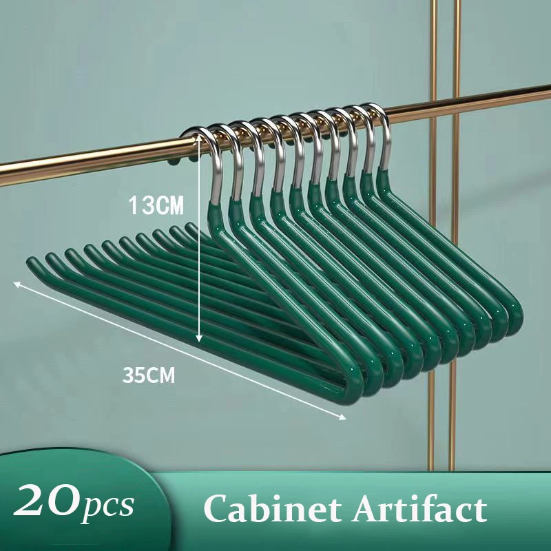 10/20pcs Stainless Steel Trouser Hanger Pants Organizer Closet Clothes Towel Drying Rack Wardrobe Space Saving