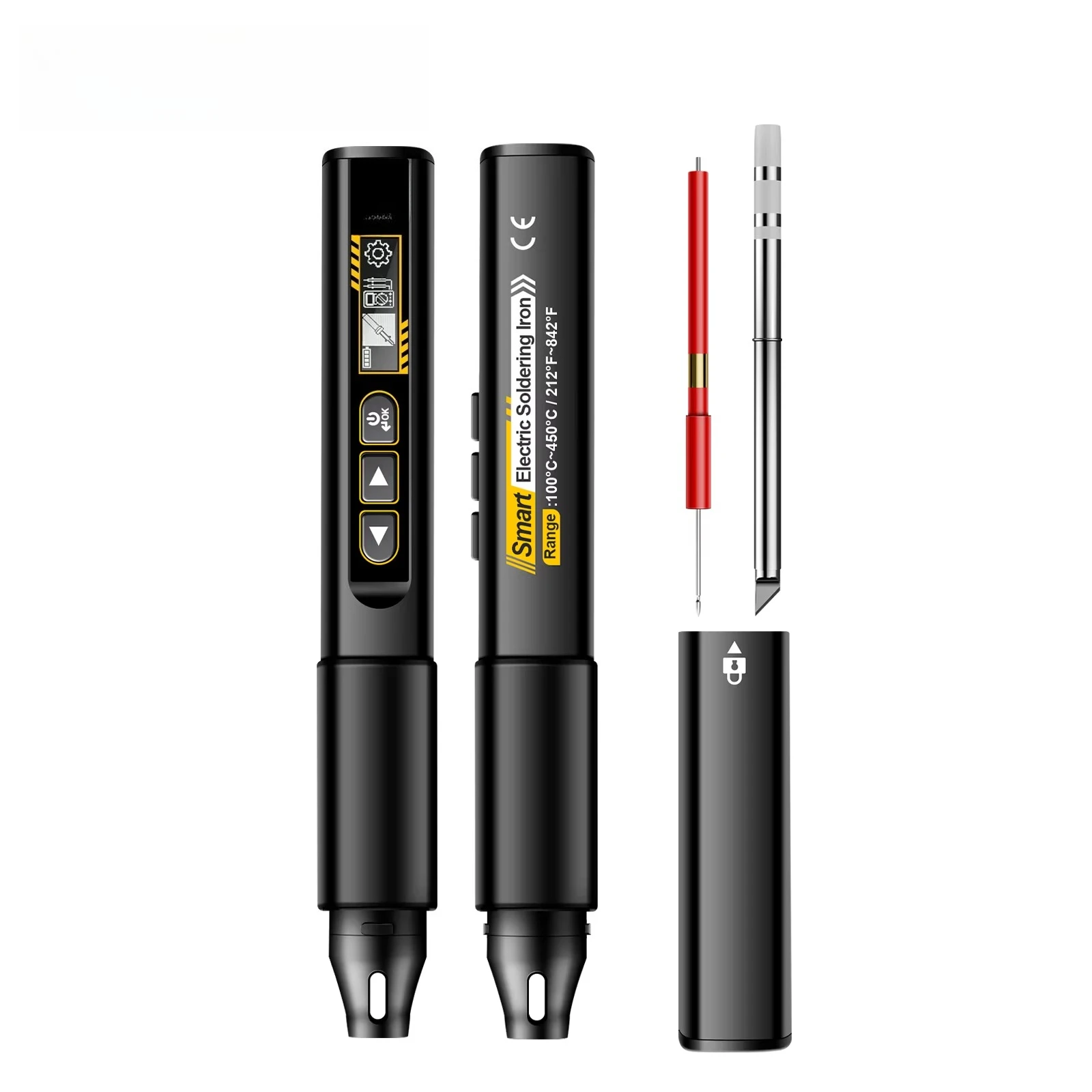 

portable SL109 Electric 75W Adjustable Temperature Soldering Irons Kit Welding Solder Rework Station Heat Pencil TipRepair Tools