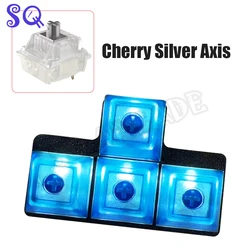 5 Pin Mixbox360 For Arcade Stick Keyboard With Light With Cable Japanese Style joystick Cherry Short Silver Shaft