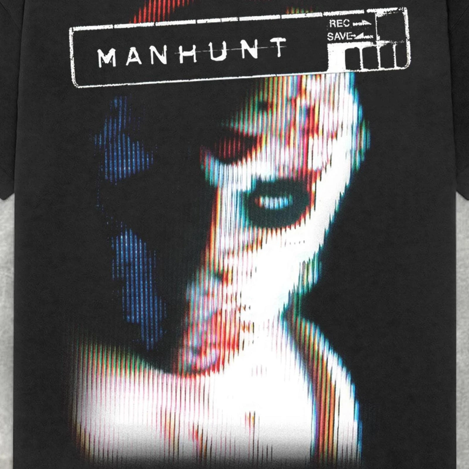 Manhunt Retro Y2K Men's and Women's American Street Wear T-shirt, Fashionable Round Neck Loose Casual Top for Spring and Summer image 4