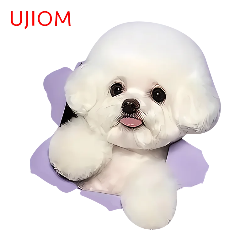 UJIOM Kawaii Attractive Dog Tear Wall Stickers Exclusive Design Decals Personality Creative Personality Amusing Wallpapers