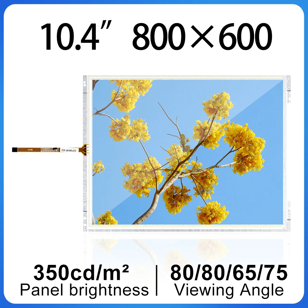 

10.4 inch LCD panel 800*600 LVDS Original BA104S01-300 ET104S0M-N10 ET104S0M-N16 350 Nits TFT LCD Module