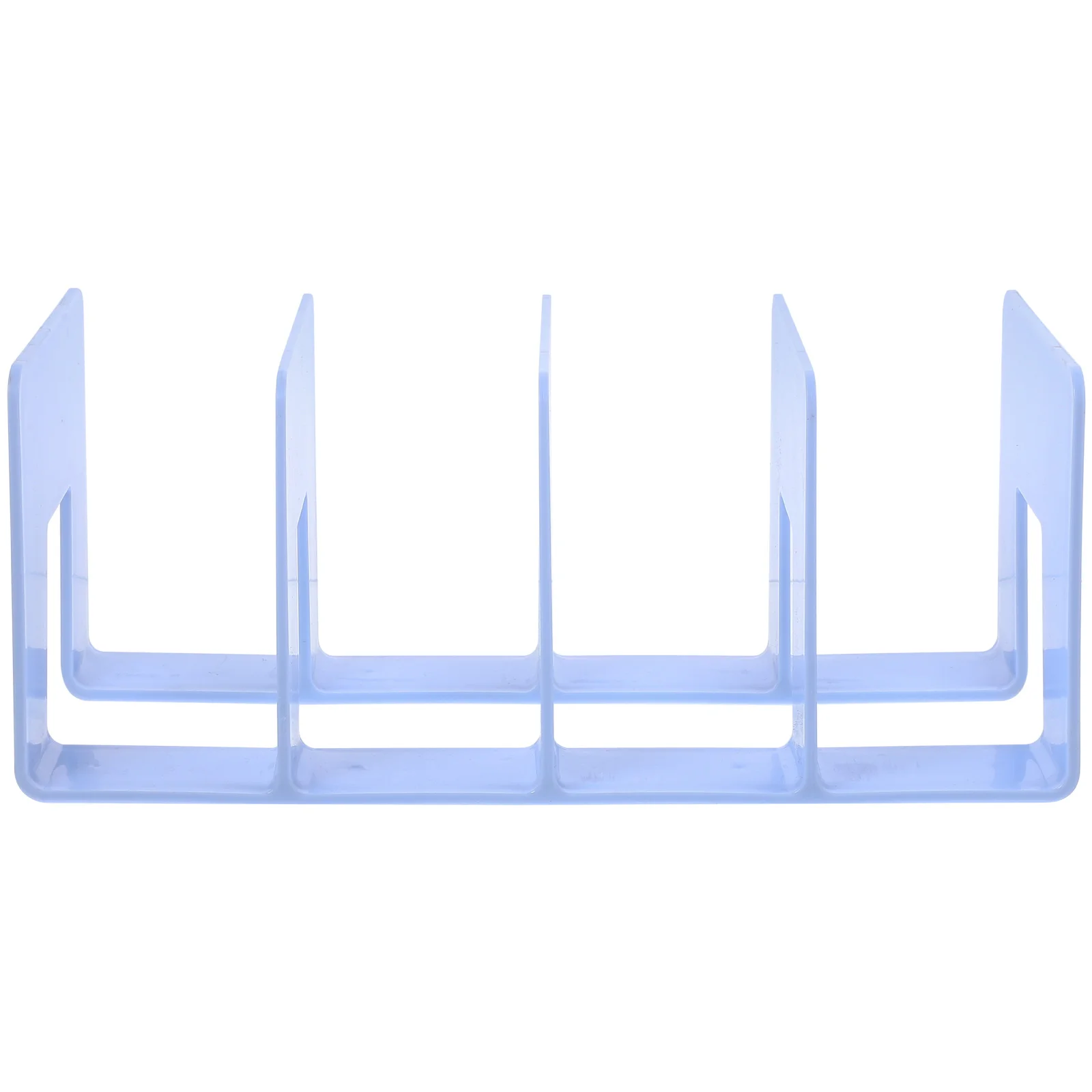 Magazine Rack 4 Bookends Student Bookshelf Supplies File Plastic Folder Organizer