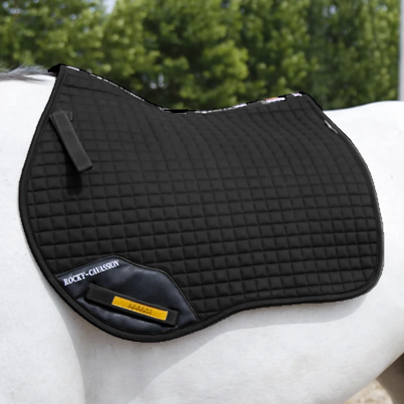 Cavassion Equestrian Saddle Pad with pocket white saddle pad navy riding horse saddle pad8112003