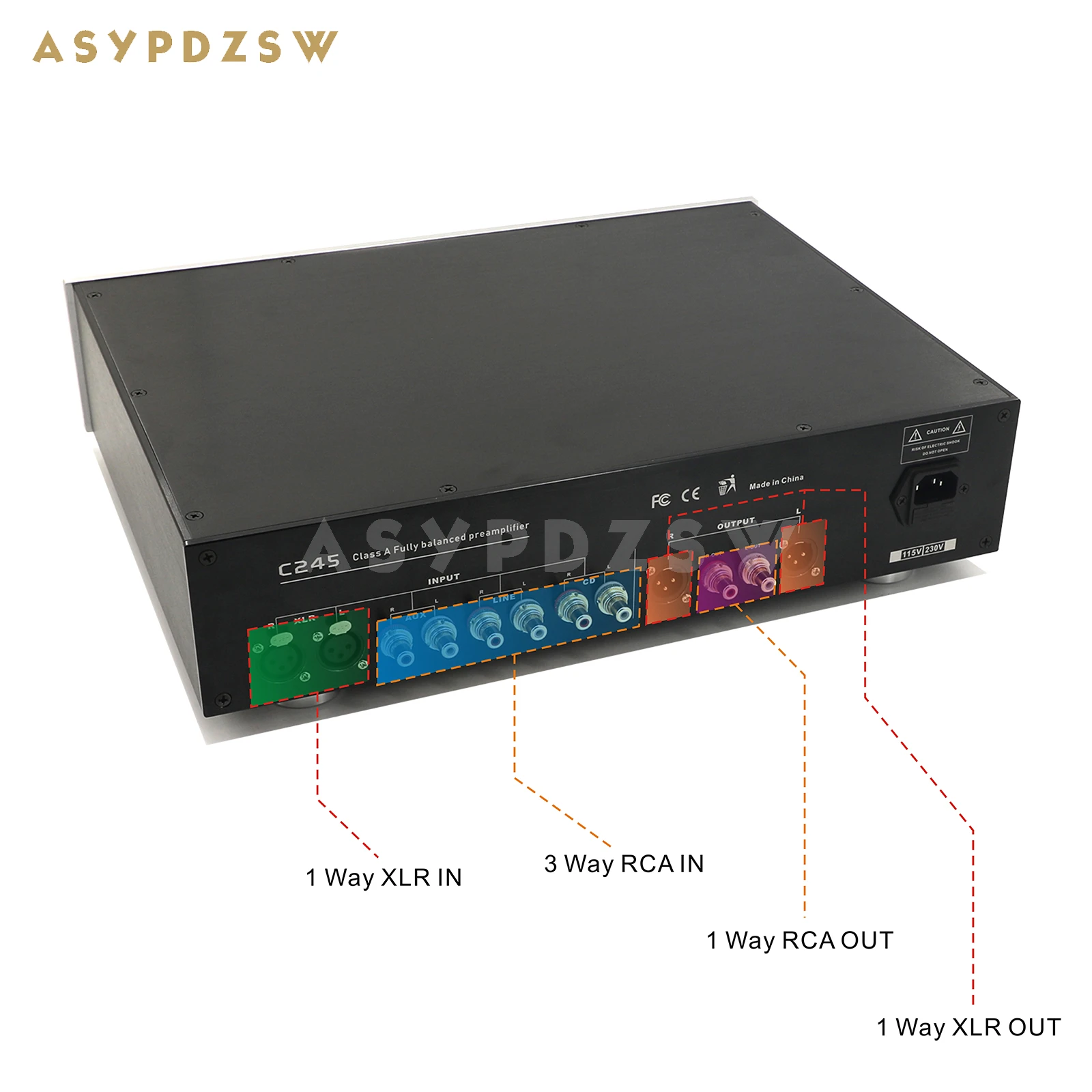 HI-END C245 Class A Fully balanced preamplifier Reference Accuphase C-245 Circuit