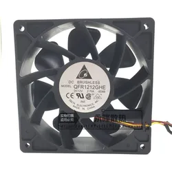 New original QFR1212GHE 12V 2.7A 12038 12cm Ant S7 S9 D3 L3 graphics card mining machine high air volume violent cooling fan